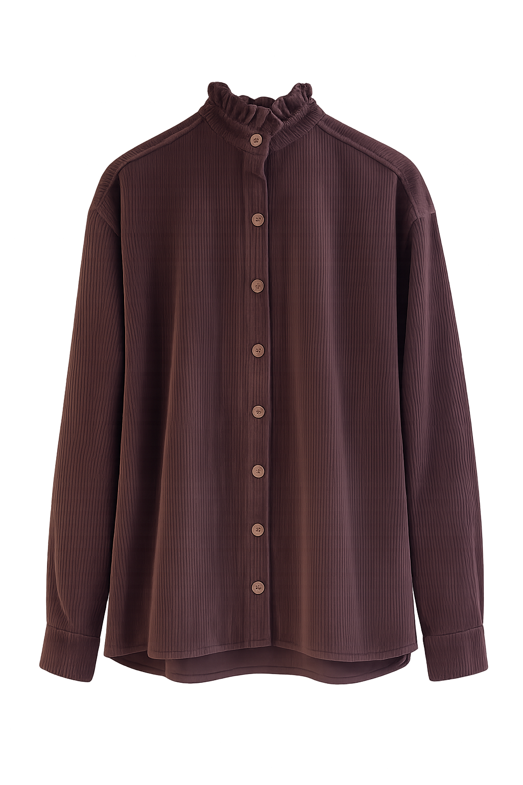 Narli Bluse / Blusenjacke Cord moccha