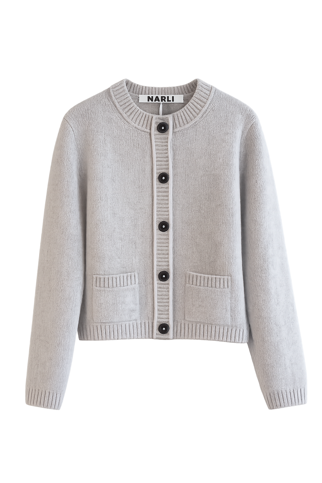 Narli Strickjacke grey