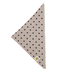 V VON GOAT Bandana Polka Dots Sandy/Orca XL mit Fransen