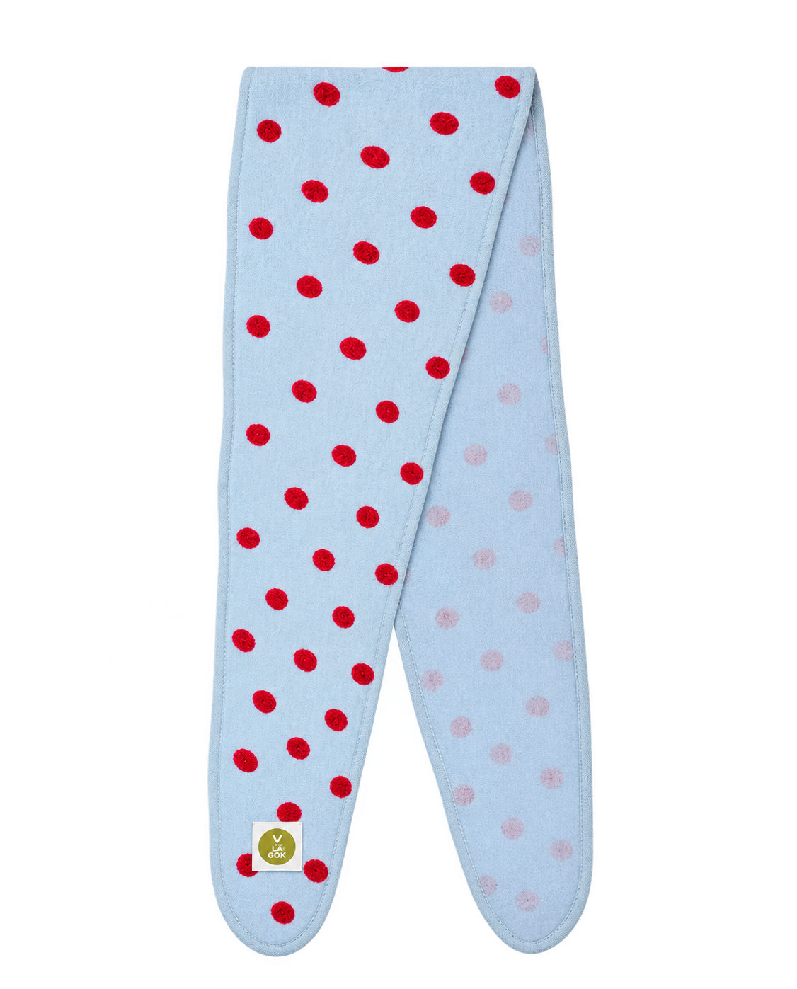V VON GOAT Windboard Polka Dots Ice Melt/Earth Red