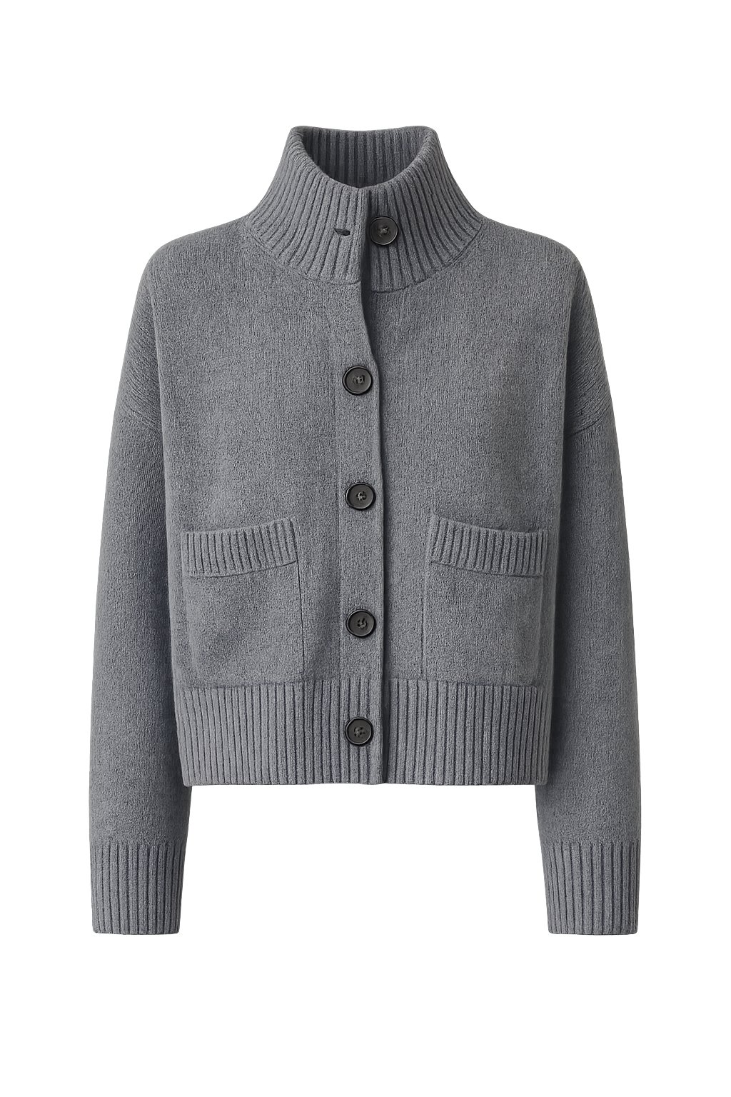 Strickjacke weit flanell