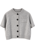 Narli Strickjacke Cashmere grey meliert