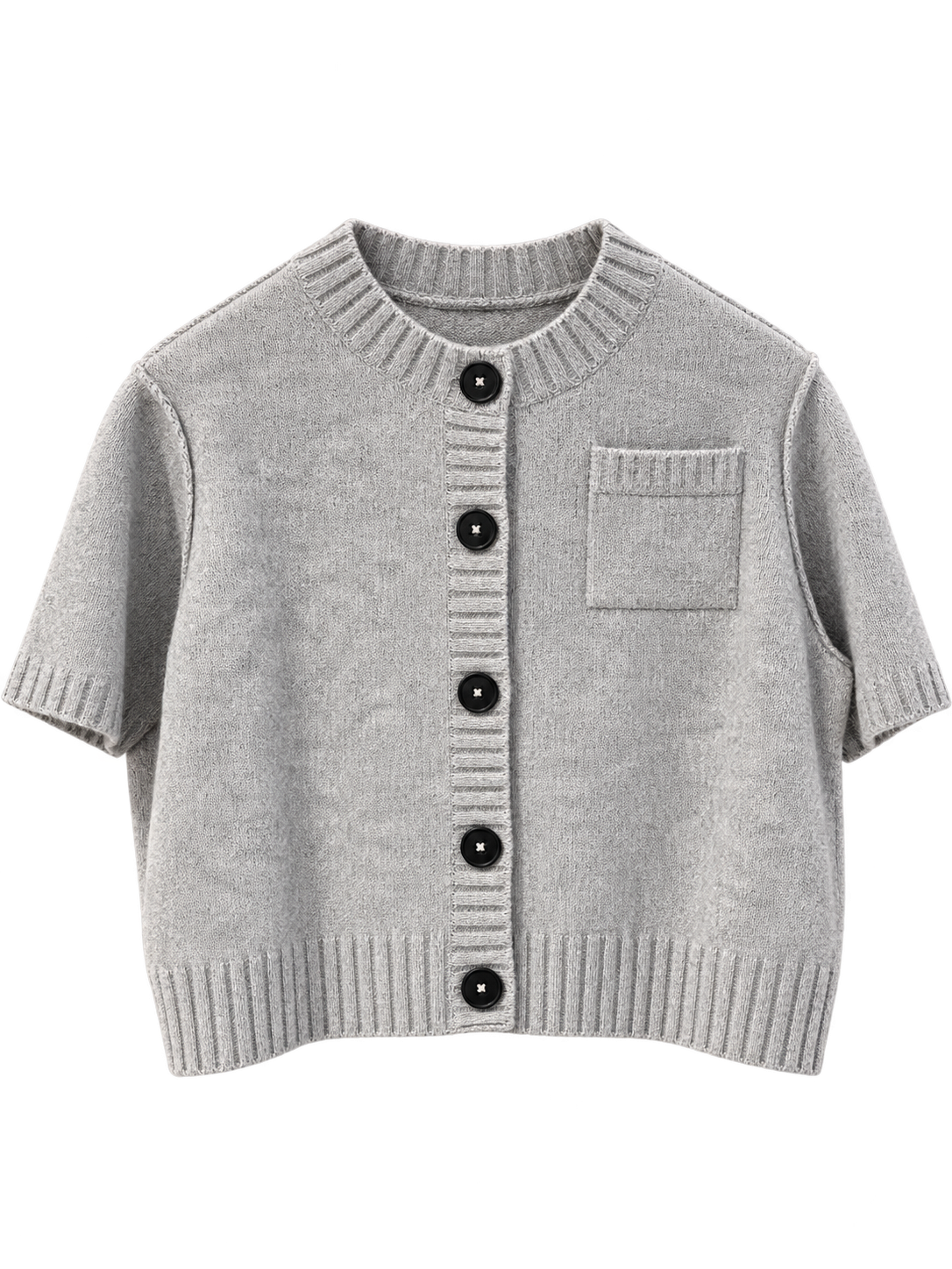 Narli Strickjacke Cashmere grey meliert