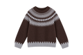Narli Nordic Jacquardpullover moccha/flanell