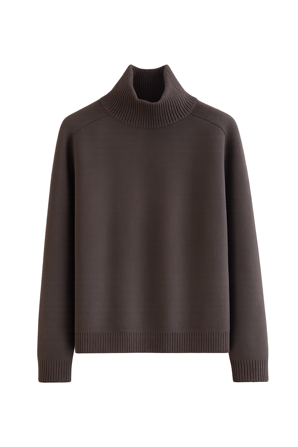 Pullover weit mit Rollkragen mocha