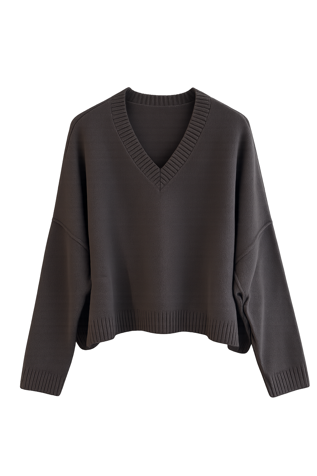 Narli Pullover weit mocha