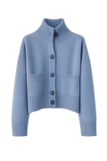 Strickjacke weit azure