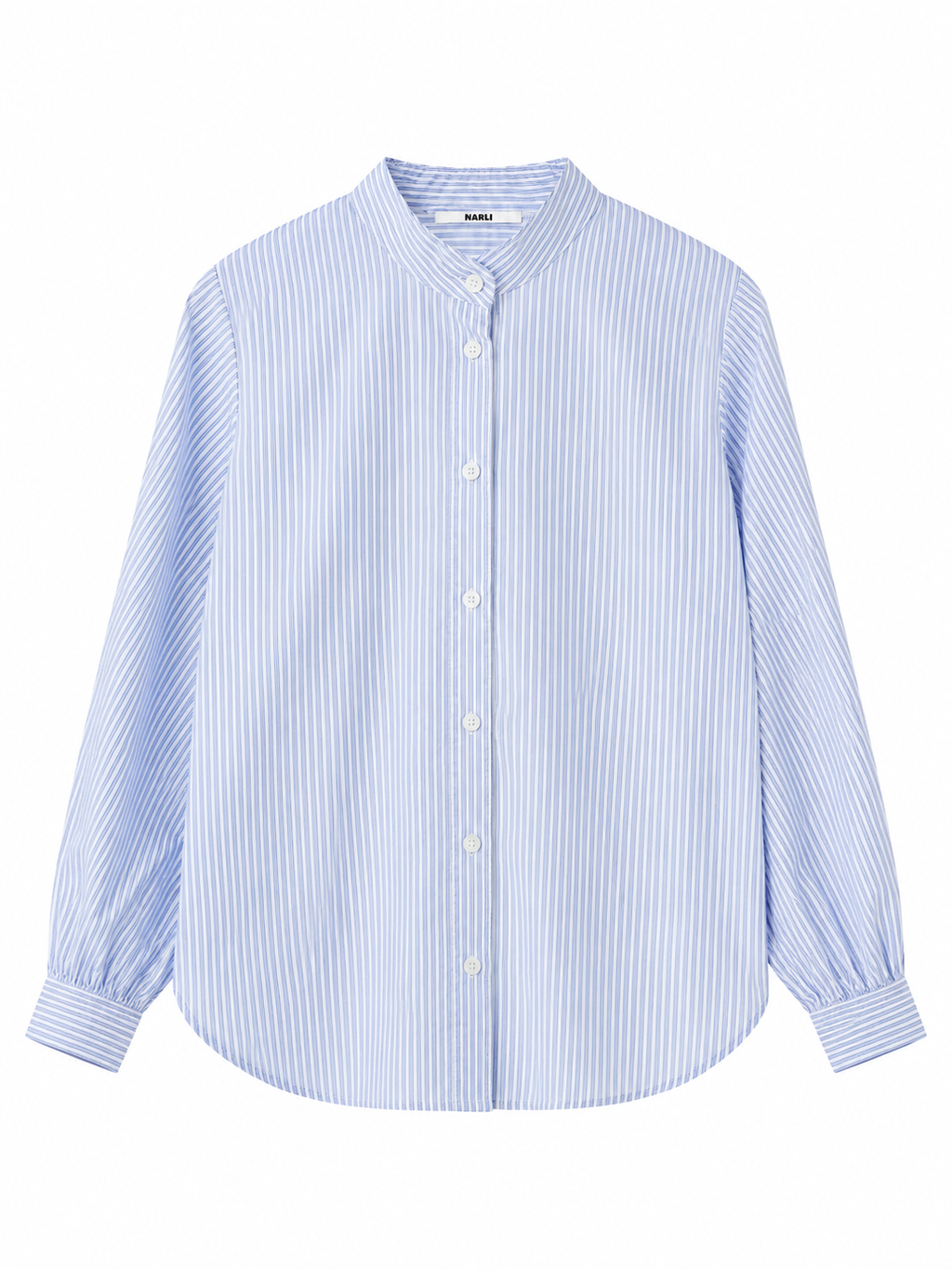 Narli Bluse mit Stehkragen blue stripe