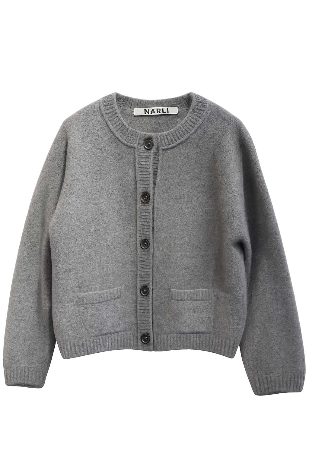 Narli Strickjacke flanell (dunkelgrau)