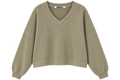 Narli Sweater weit olive