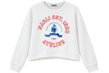 Narli Sweater mit College Print white