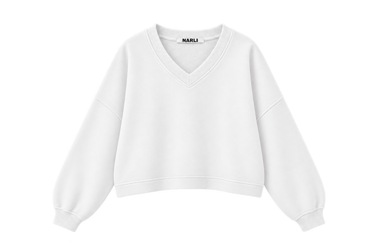 Narli Sweater weit white