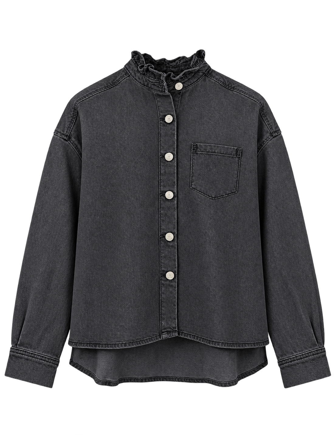 Narli Bluse / Blusenjacke Denim black