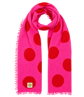 V VON GOAT Schal Polka Dots Sugar Plum/Orange Daisy
