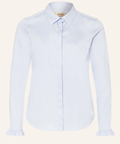 Bluse Mattie Flip Shirt Rüschenbluse lightblue